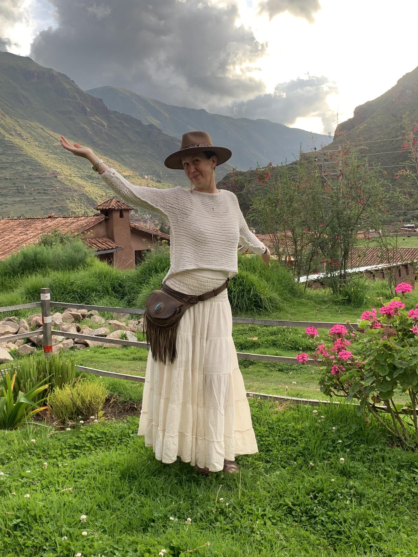 Amanda, Prosperity Priestess, in Pisac, Peru